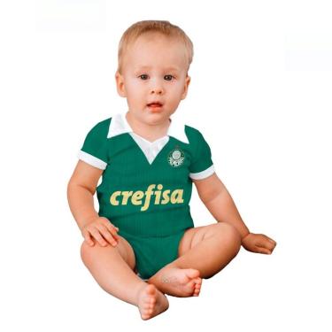 Imagem de Body Bebê Palmeiras Verde Jogador Oficial