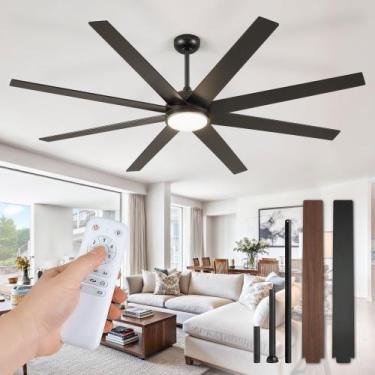 Imagem de Ventilador de teto Fanbulous 74" Black Light Remote 6 Velocidades