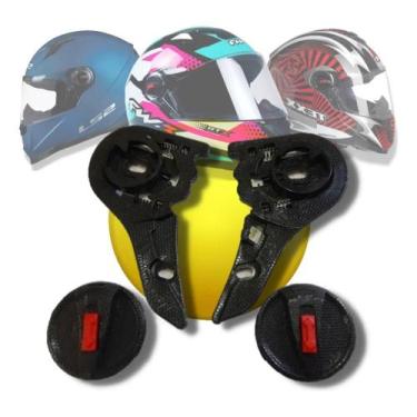 Imagem de Reparo Kit Suporte Viseira Botao Capacete Fw3 Gt Ls2 Ff358 P - Congrat