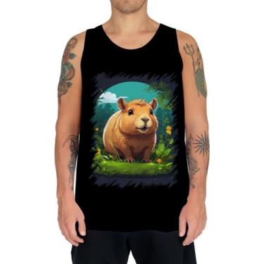 Imagem de Camiseta Regata Capivara do Bem Animalzinho 12 - Kasubeck Store®, INF 