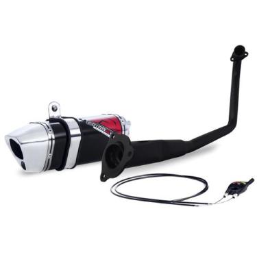 Imagem de Escape / Ponteira Coyote TRS 2 Way + Mais JUNIOR 20cm em Alumínio - Fa
