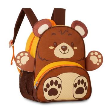 Imagem de Mochila de costas escolar creche clio pets 13" cp2646d, Urso