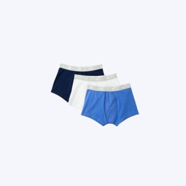Imagem de Kit Com 3 Cuecas Boxer Infantil Masculina Hering Kids 577M1fen Marinho