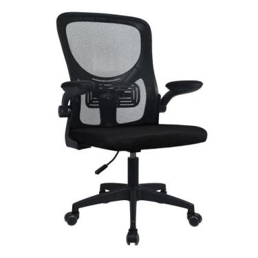 Imagem de Cadeira Office Lc2 Ergonômica Tela Mesh com Altura Ajustável Preta e C