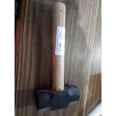 Imagem de Marreta Tekfund 1,5 kg Cabo Madeira Reforçado para Construção Civil