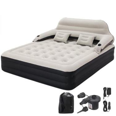 Imagem de Colchão Inflável DIMAR GARDEN King Size 203x183x38cm 110V-220V