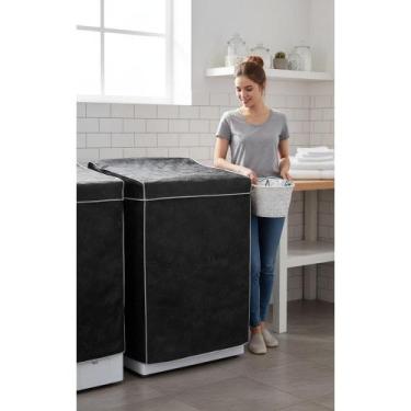 Imagem de Capa Lavadora 12kg Impermeável Premium material sintético Flanelada - 