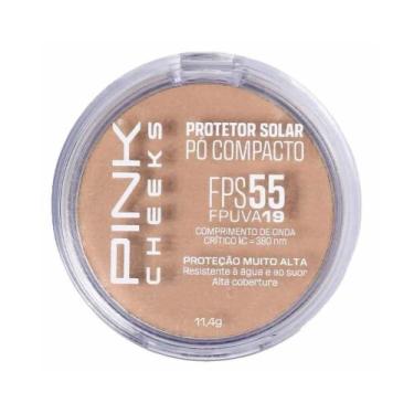 Imagem de Po Compacto Protetor Solar FPS 55 Pink Cheeks P20