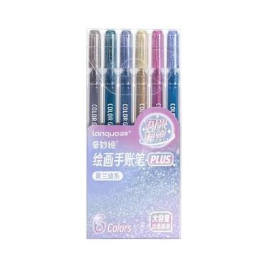 Imagem de Caneta Gel Com Glitter 72/24/16 Cores 1.0mm Grande Capacidade Para Est