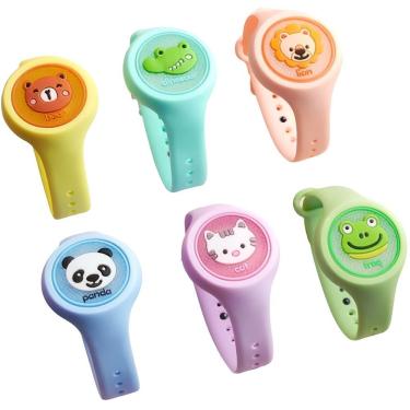 Imagem de Pulseira Repelente Infantil Silicone Ajustável Proteção Natural Contra Mosquito e Dengue para Bebê e Criança Utimix
