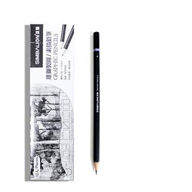 Imagem de Lápis de esboço, pintura, desenho, materiais de arte, lápis B, 12 pacotes