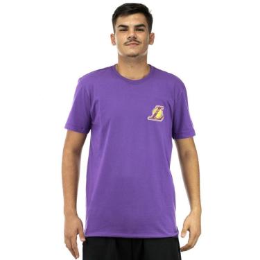 Imagem de Camiseta New Era Core Wind NBA Lakers Roxa - Masculina-Masculino