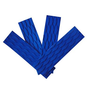 Imagem de LoveinDIY 4X Skimboard Tração Pad Bar Grip Prancha de surfe SUP - Azul