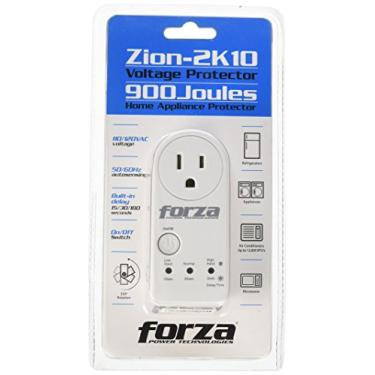 Imagem de Protetor de tensão Forza- 18.000A Protetor, 900 Joules, função de rotação de 350 graus, 3 indicadores de LED- plugue de pula de brownout