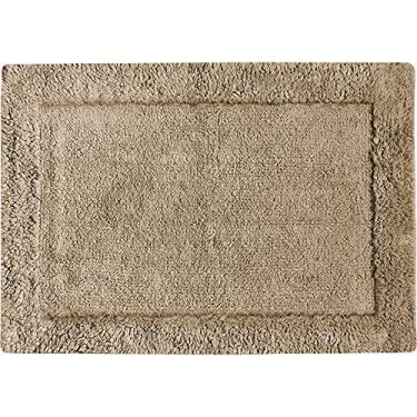 Imagem de Tapete De Banheiro Algodão Retangular Vizapi Kota 50X70Cm Bege