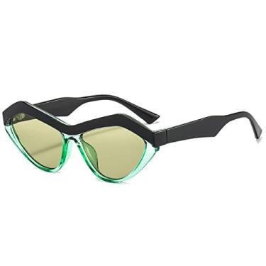 Imagem de Óculos de sol fashion olho de gato feminino masculino distintivo leopardo cor preta armação de lente óculos de sol de designer, C7, tamanho único