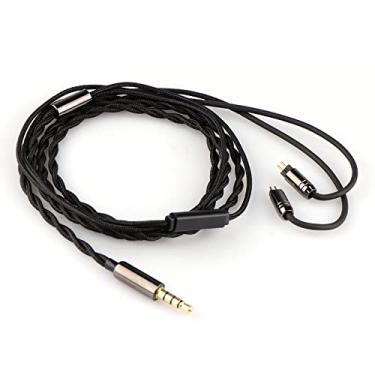 Imagem de Linsoul Tripowin Zombur in Ear Monitor Cable, 4N High Purity OFC Cabo livre de oxigênio HiFi com fio IEM Cable, camada externa de fio de algodão, conector de áudio de 3,5 mm para músico audiófilo (com