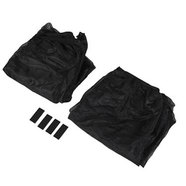 Imagem de Cortina de pára-sol janela traseira, proteção UV dobrável universal respirável esticável cortina de privacidade para crianças cortinas de janela de carro