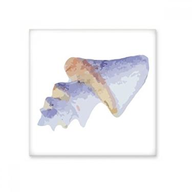 Imagem de Azulejo de cerâmica com ilustração azul marinha brilhante decalque de tijolo esmaltado