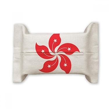 Imagem de Bolsa de linho de algodão com bandeira regional de Hong Kong da China