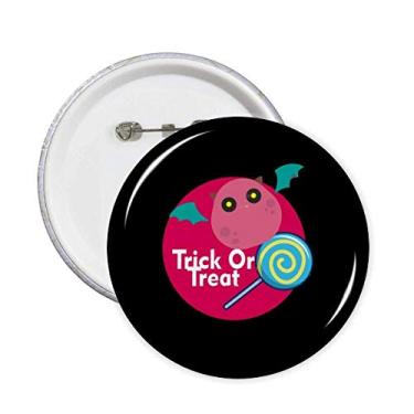 Imagem de Emblema de Halloween Candy Happy Trick Treat Pin Emblema Acessório Decoração 5 peças