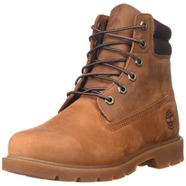 Imagem de Timberland Bota de caminhada feminina Linden Woods impermeável, Marrom médio de flor integral, 8.5