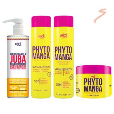 Imagem de Shampoo+ Condicionador+ Máscara Phyto Manga+ Cond Juba 500ml - Widi Ca