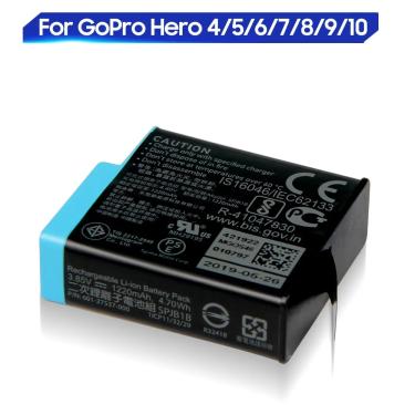 Imagem de Bateria de substituição original para GoPro Hero  9  10  4  5  6  7  8  Hero4  Hero8  Hero6
