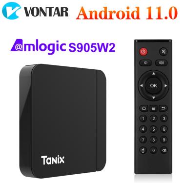 Imagem de Tanix-W2 Smart TV Set Top Box  Android 11  Amlogic S905W2  4GB  64GB  32 GB  2 GB  16GB  Suporte