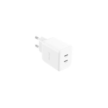 Imagem de Carregador de Tomada Geonav Super Power Gan Duo, USB-C x USB-C, 2 Portas, Branco - CH35PDWT