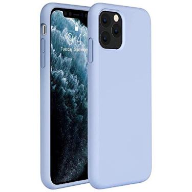 Imagem de Capa Tpu Fosca Para Iphone 11 Pro Max com Tela de 6.5Polegadas - Capinha Case De Prote��o Ultra Fina Slim Material Silicone Foscovv (Azul)