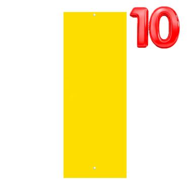 Imagem de Armadilha Amarela Adesiva Contra Insetos Cigarrinha do Milho 10 Unidades Armadilhas - Controle de pragas