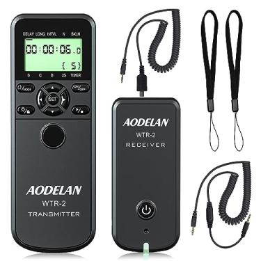 Imagem de AODELAN Controle remoto de temporizador sem fio para câmera com intervalômetro, cabo de liberação do obturador com fio para câmeras Panasonic GH5 G1GH1GH2 GH5 G85 GX7 GX8 FZ2500 FZ200 FZ1000 FZ200