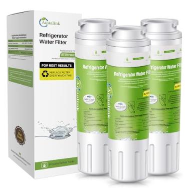 Imagem de AQUALINK Substituição para filtro EveryDrop 4, Whirlpool UKF8001, 4396395, Maytag UKF8001AXX-200, UKF8001AXX-750, WD-F07, RWF0900A, filtro de água de geladeira, 3 filtros
