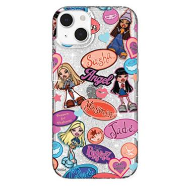 Imagem de Velvet Caviar Capa Bratz projetada para iPhone 14 para mulheres [teste de queda de 2,4 metros] Bonitas bonecas Bratz protetoras acessórios capas de telefone - glitter transparente