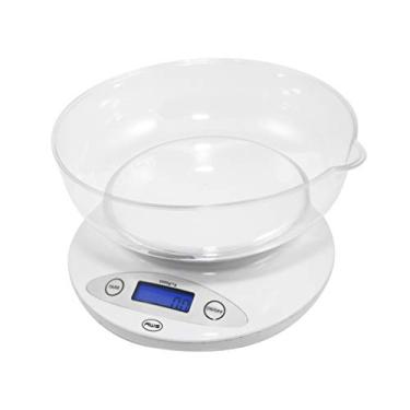 Imagem de Balança de cozinha digital American Weigh 5KBOWL 5KG com tigela removível