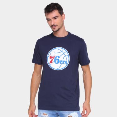 Imagem de Camiseta NBA Philadelphia 76ers New Era Logo Masculina-Masculino