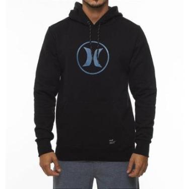 Imagem de Moletom Hurley Canguru Circle Icon Oversize WT23-Masculino