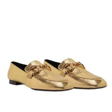 Imagem de Mocassim Arezzo Dourado Snake Bico Redondo Classy-Feminino