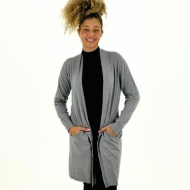 Imagem de Casaco Facinelli Cardigan sem Botão Longo Feminino-Feminino