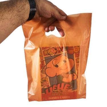 Imagem de 100 SACOLAS PLASTICA BOCA DE PALHAÇO 30X40X0,08 TRANSPARENTE 1°LINHA (OURO)