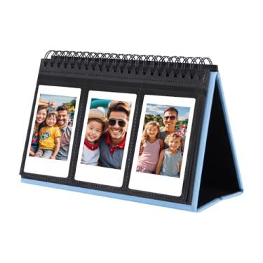 Imagem de Mini Álbum de Fotos Fujifilm Instax Mini - 96 Bolsos para Polaroid, Câmera Instantânea Instax Mini 12 11 9 40 8 7 Evo LiPlay - Capa de Couro 2 x 3