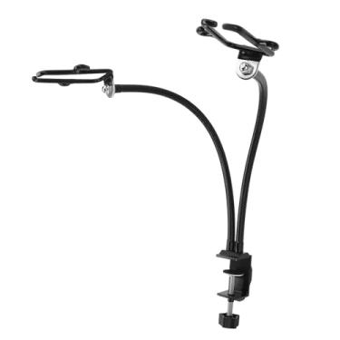 Imagem de Suporte para Secador de Cabelo Com Viva-voz, Suporte para Secador de Cabelo para Cães Suporte para Secador de Cabelo Preguiçoso, Suporte Flexível Ajustável para Tubo de Mangueira