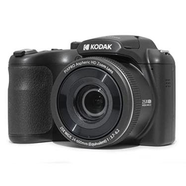 Imagem de KODAK PIXPRO AZ255-BK Câmera digital de 16 MP, zoom óptico de 25 x, lente grande angular de 24 mm, estabilização de imagem óptica, câmera de vídeo Full HD 1080p de 3 polegadas (preta)