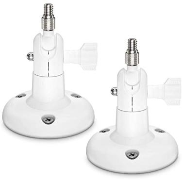 Imagem de 【Versão atualizada】 Suporte de parede Koroao para ambientes internos/externos para Arlo Pro, Arlo Pro 2, Arlo Pro 3, Arlo Ultra, Wyze Cam Pan – Acessórios Arlo mais estáveis e flexíveis, Branco, 2PACK