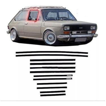 Imagem de Jogo De Canaletas Fiat 147 C/pestana Pta.76/87 UNIFLEX - UNIFLEX UNIVE