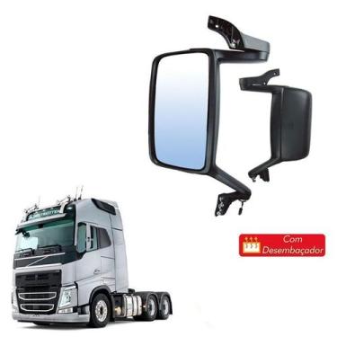 Imagem de Espelho Retrovisor Volvo Fh Fm 2010 2011 Le Com Desembaçador - Globo