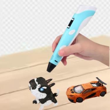 Imagem de Caneta 3D Impressora Educativa Com Filamentos Kids - Bc Bora Colega Sh