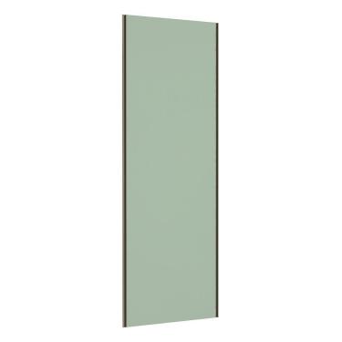 Imagem de Porta De Correr Closet 80cm Inox Sem Kit Ferragem Verde
