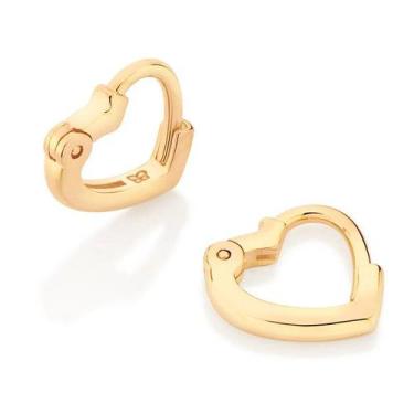 Imagem de Brincos banhado ouro 3x 24k 18k e 22k ou prata 925 femininos argola co
